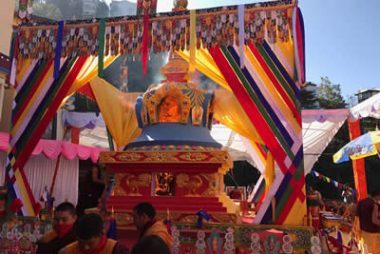 Cremation of the Kudung of Kyabje Taklung Tsetrul Rinpoche