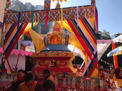 Cremation of the Kudung of Kyabje Taklung Tsetrul Rinpoche